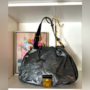 🔥🔥 Marc by Marc Jacobs metallic silver Leather Women's Bag